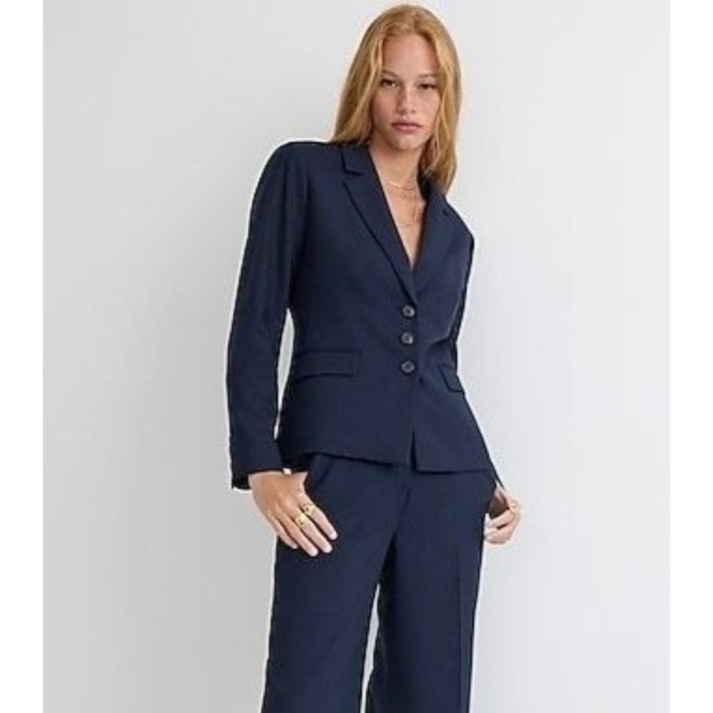 Limited-edition Marie Marot X J.Crew blazer in Italian city wool blend Item BL15